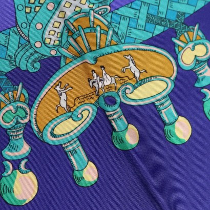 Hermès Foulard Vintage Tournez Manège