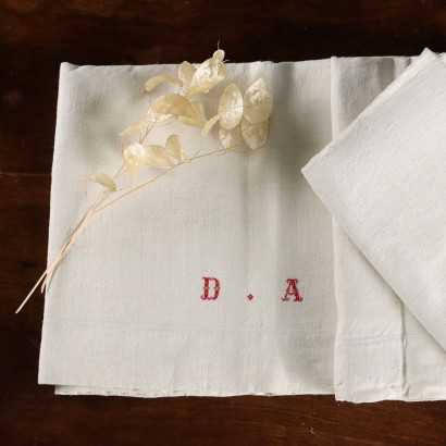 Drap de lit double en lin brut