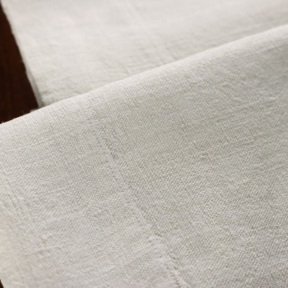 Sábana de lino crudo para cama doble