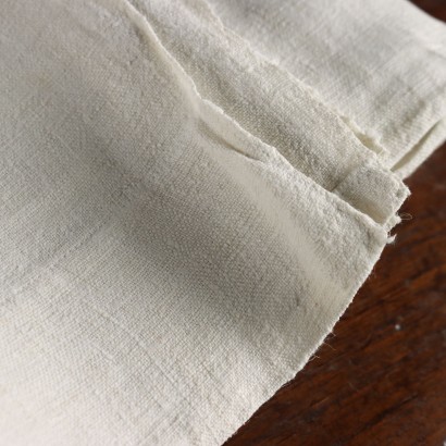 Sábana de lino crudo para cama doble