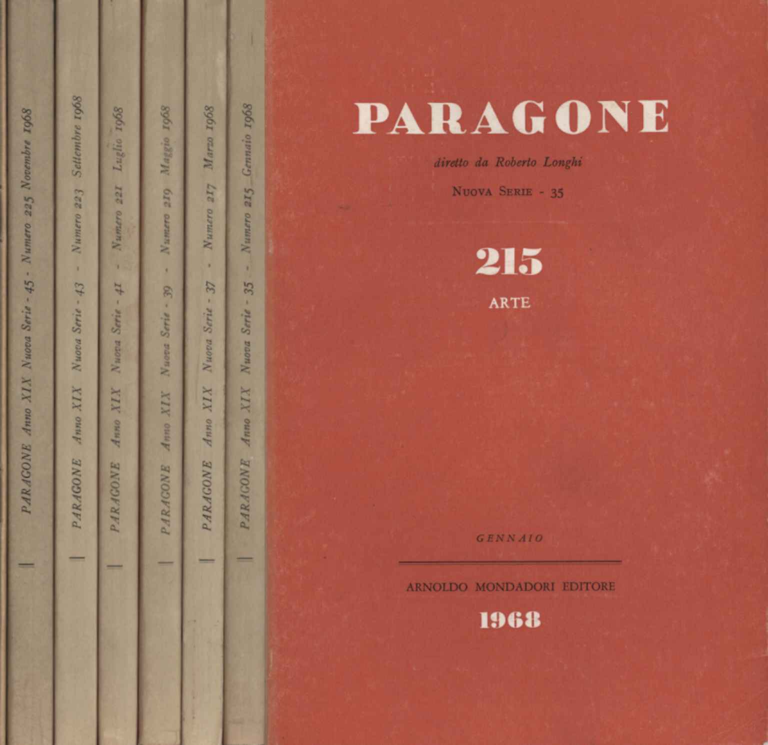Paragone Arte. Kompletter Jahrgang 1968 (6%2, Paragone Arte. Kompletter Jahrgang 1968 (6%2, Paragone Arte. Kompletter Jahrgang 1968 (6%2, Paragone Arte. Kompletter Jahrgang 1968 (6%2, Paragone Arte. Kompletter Jahrgang 1968 (6%2
