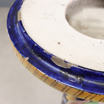 Majolika-Säule im Stil der Neorenaissance