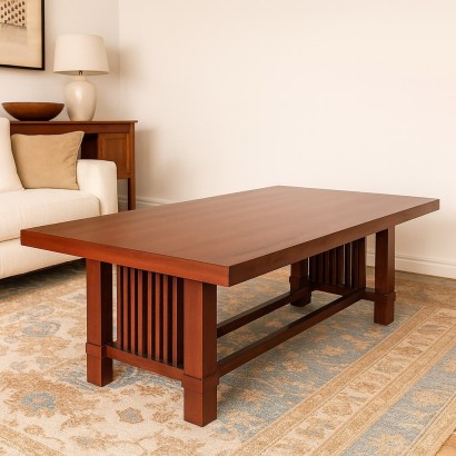 Antigüedades modernas, antigüedades de diseño moderno, mesa, mesa de antigüedades modernas, mesa de antigüedades modernas, mesa italiana, mesa vintage, mesa de los años 60, mesa de diseño de los años 60, mesa 'Taliesin 2'