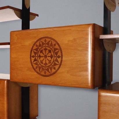 Three-bay bookcase from the 1960s