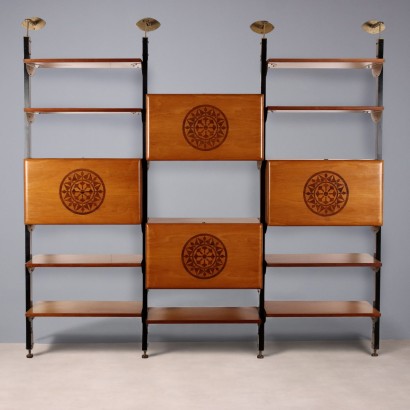 Three-bay bookcase from the 1960s