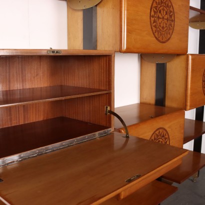 Three-bay bookcase from the 1960s