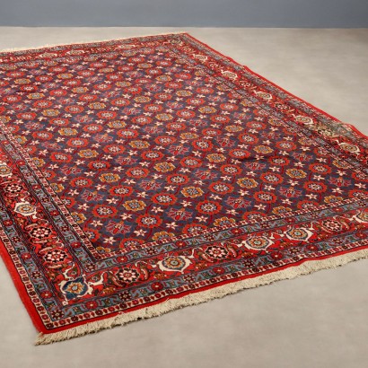 Antique Asian Carpet Cotton Wool Heavy Knot Handmade 120 x 80 In