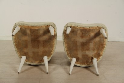 modernariato, poltrone, coppia di poltrone, coppia di poltrone anni 40/50