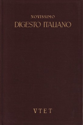 Novissimo digesto italiano. Volume VIII: GR-INVA