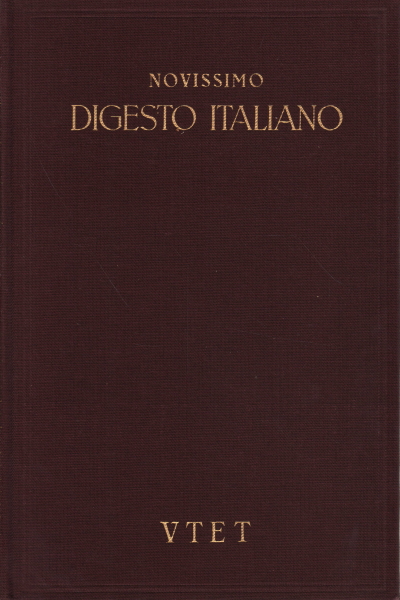 Novissimo digesto italiano. Band X: MA-MU, Antonio Azara Ernesto Eula