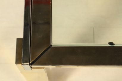 Modernariato, tavolo, tavolo allungabile,tavolo in metallo, tavolo in cristallo, quattro sedie, tavolo con sedie