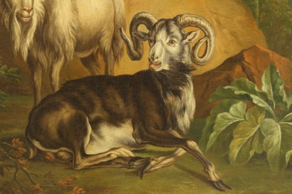 dernier quart du XVIIIe siècle, paysages avec animaux, huile peintures, 1700, #arte, #pitturaantica