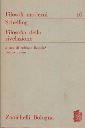 Filosofia della rivelazione, volume primo