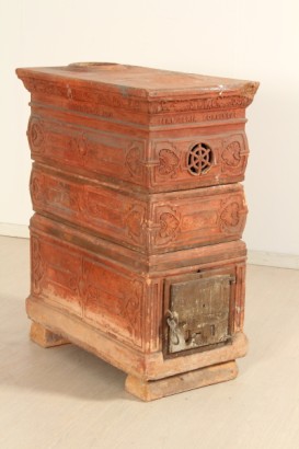 Stufa, cotto, 900, #antiquariato, #altrimobili