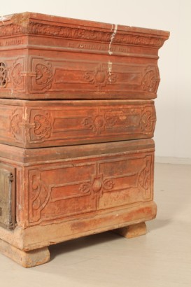 Stufa, cotto, 900, #antiquariato, #altrimobili