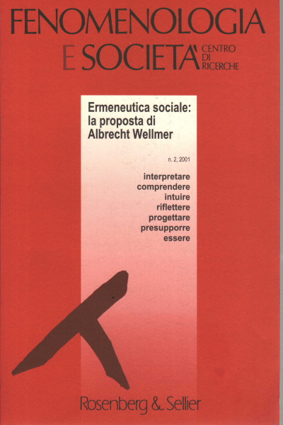 Fenomenologia e società. Periodico di filosofia - , AA.VV.