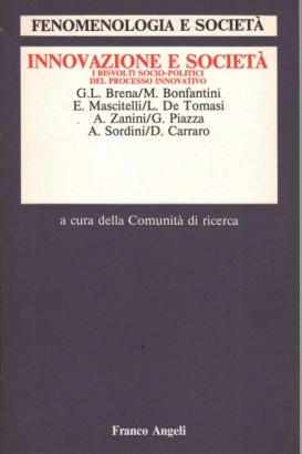Fenomenologia e società. Periodico scientifico-culturale, n.3, luglio-settembre 1984, anno VII