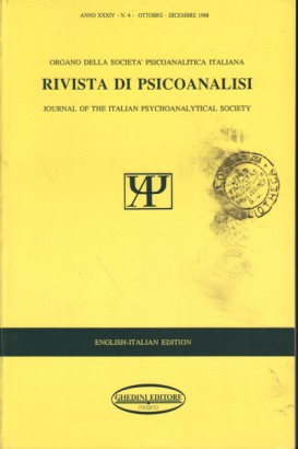 Rivista di psicanalisi, anno XXXIV, 1988