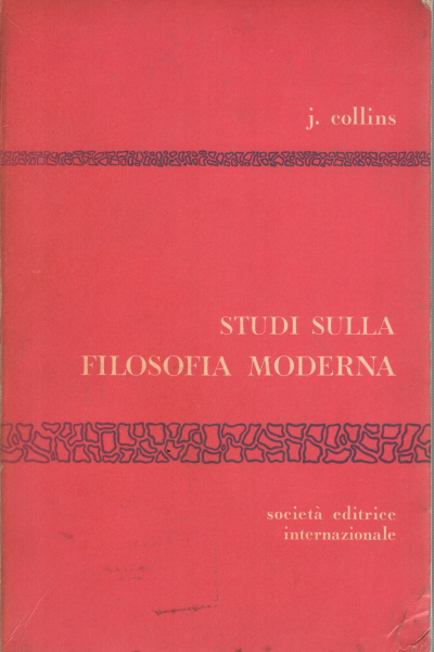 Studi sulla filosofia moderna