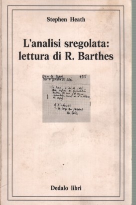 L'analisi sregolata: lettura di R. Barthes