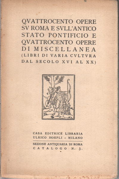 Cuatro de las cien obras de la Roma y el antiguo estado po, AA.VV.