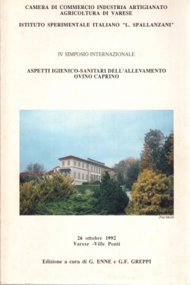 IV Simposio Internazionale: Aspetti igienico-sanitari dell'allevamento ovicaprino