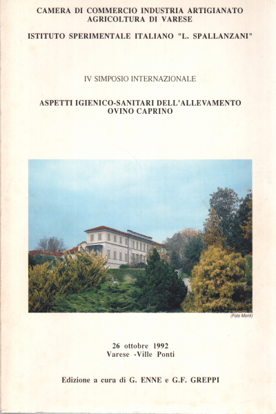 IV Simposio Internazionale: Aspetti igienico-sanitari dell&apos;allevamento ovicaprino