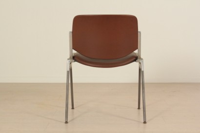 sillas, Catelli, metal, aluminio, acolchado, símil piel, 60's 70's, Anonima Castelli, #modernariato, #chairs, # {* $ 0 $ *}