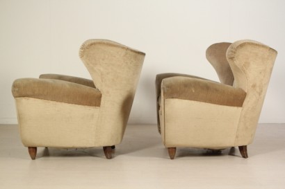 fauteuil, des années 1950, tapisserie d' ameublement, velours, #modernity, #armchairs, # {* $ 0 $ *}, fauteuils vintage, fauteuils modernes, 1950 fauteuils, paire de fauteuils, des années 1950, des fauteuils vintage, cru italien, fauteuils modernes, design moderne italien , {* $ 0 $ *}, anticonline, fauteuils guglielmo ulrich, fauteuils guglielmo ulrich, fauteuils ulrich