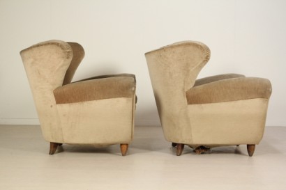 fauteuil, des années 1950, tapisserie d' ameublement, velours, #modernity, #armchairs, # {* $ 0 $ *}, fauteuils vintage, fauteuils modernes, 1950 fauteuils, paire de fauteuils, des années 1950, des fauteuils vintage, cru italien, fauteuils modernes, design moderne italien , {* $ 0 $ *}, anticonline, fauteuils guglielmo ulrich, fauteuils guglielmo ulrich, fauteuils ulrich