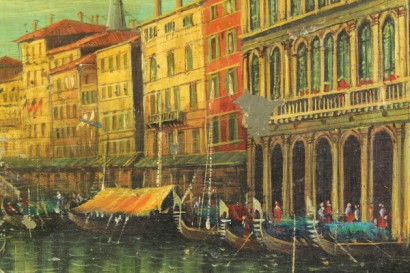 ottocento di arte, nord europa, olio su rame, di fine 800