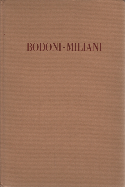Bodoni-Miliani, Federico Gasparinetti