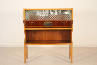 cabinet, 50s, mahogany, glass, made in Italy, #modernariat, #furniture, # {* $ 0 $ *}, 50s cabinet, 50s bar cabinet, vintage bar cabinet, modern antiques bar cabinet, Italian vintage, Italian modern antiques