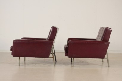 Sillones, metal, acolchado, polipiel, años 60-70, #modernidad, # sillones, # {* $ 0 $ *}, sillones sabrosos, sillones sabrosos, vintage, sillones de diseño, diseño italiano, sillones de diseño italiano, anticonline