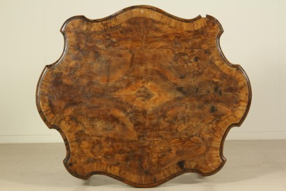 Tisch, Nussbaum, machte Burr, 1700, in Italien, Venetien, #antiquariato, #tavoli, #dimanoinmano