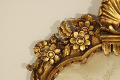 tête de lit, lit, sculpté bois, doré, 900, faite en Italie, #bottega, #mobiliinstile, #dimanoinmano