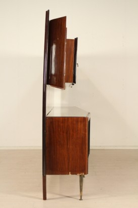 Mobile, 50 years, wood veneered, rosewood, marble, brass, made in italy, #modernariato, #mobilio, #dimanoinmano
