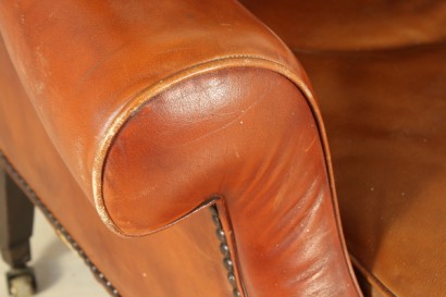 armchair, leather, 900, padding, #bottega, #artdecò, #dimaninmano