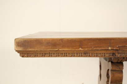 mesa de centro, 900, madera maciza de nogal, hecha en Italia, #bottega, #neorinascimento, #dimanoinmano
