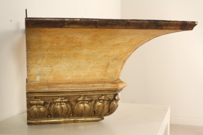 shelf, lacquered wood, marbling, gilding, 900, made in italy, #bottega, #mobiliinstile, #dimanoinmano