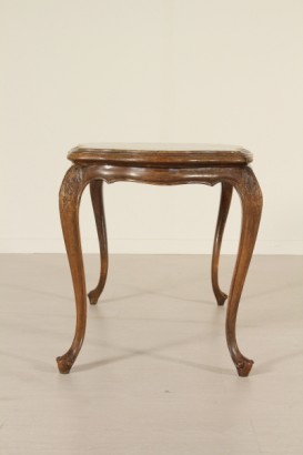 mesa de centro, nogal, 900, barroco tardío, hecha en Italia, #bottega, #barocchetto, #dimanoinmano