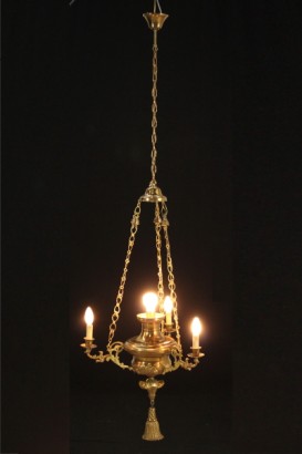 Four light chandelier