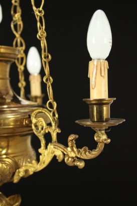 Four light chandelier