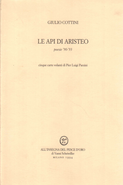 Le api di Aristeo, Giulio Cottini