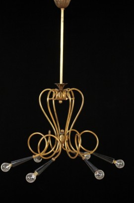 lamp, 1950s, brass, aluminum, made in Italy, #modernity, #lighting, # {* $ 0 $ *}