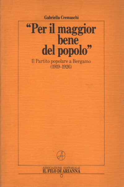 Zum Wohle der Menschen“, Gabriella Cremaschi