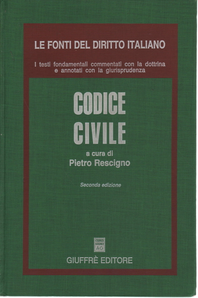 Codice civile , Pietro Rescigno