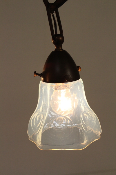 Lampadario liberty illuminazione bottega del 900 dimanoinmano.it Decorazione Liberty lampadari