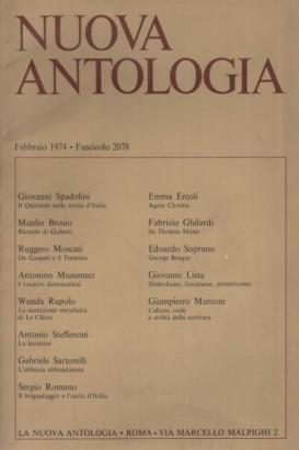 Nuova Antologia. Febbraio 1974, Fascicolo 2078