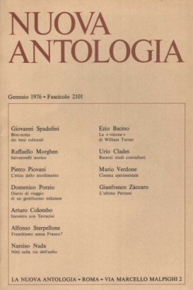Nuova Antologia. Gennaio 1976, Fascicolo 2101